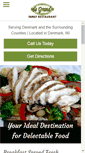 Mobile Screenshot of degrandrestaurant.com